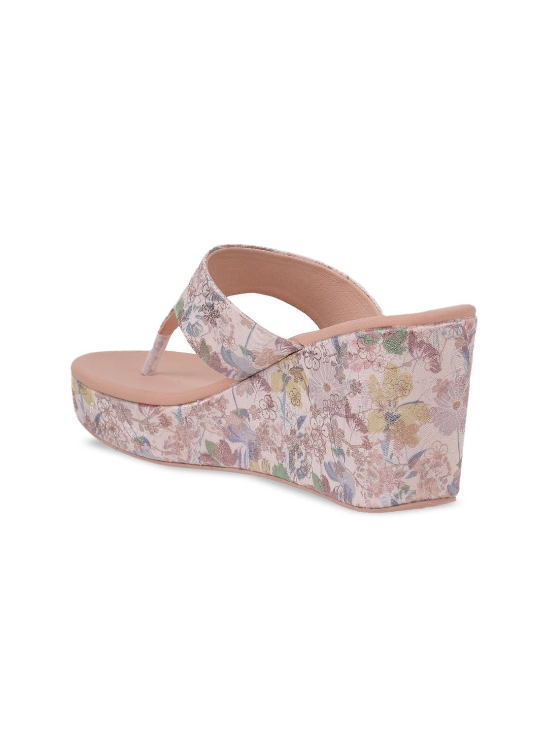 Mochi Printed Wedge Sandals