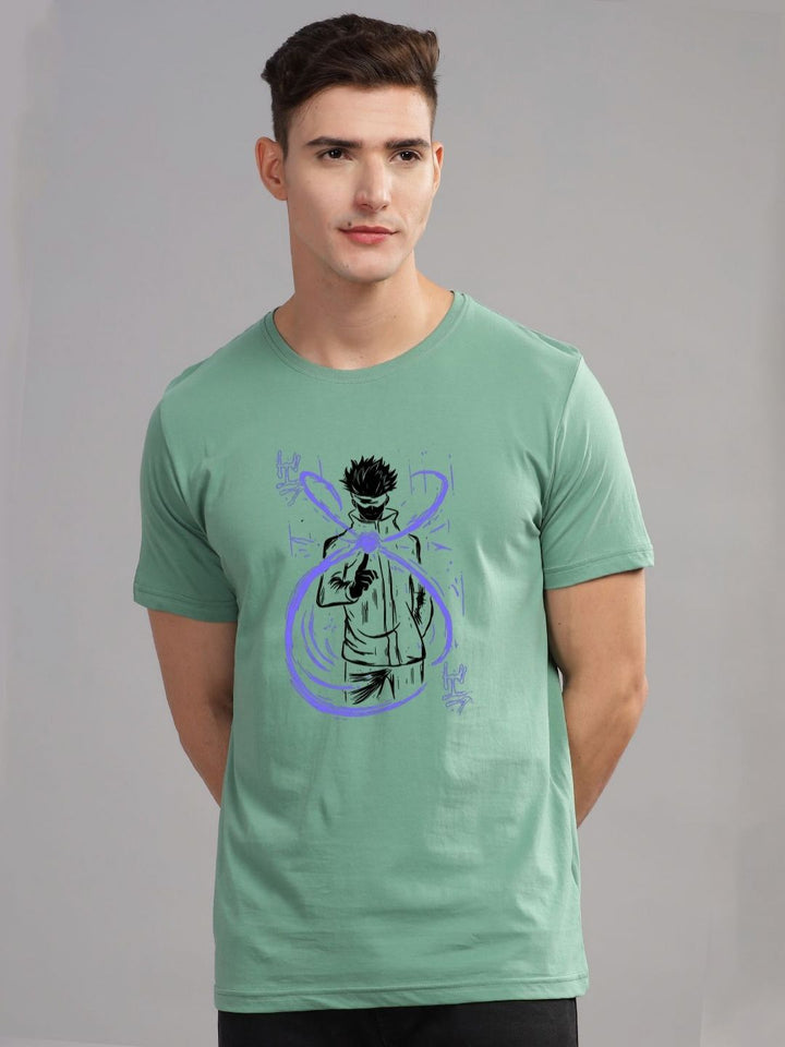 ADRO Men Graphic Printed Graphic Print Others Round Neck Cotton Tshirt
