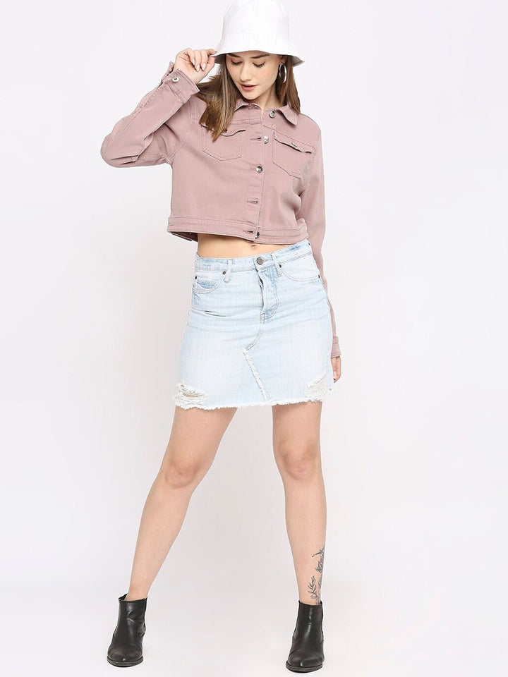 Jaket Denim Tanaman Wanita Spykar Wanita