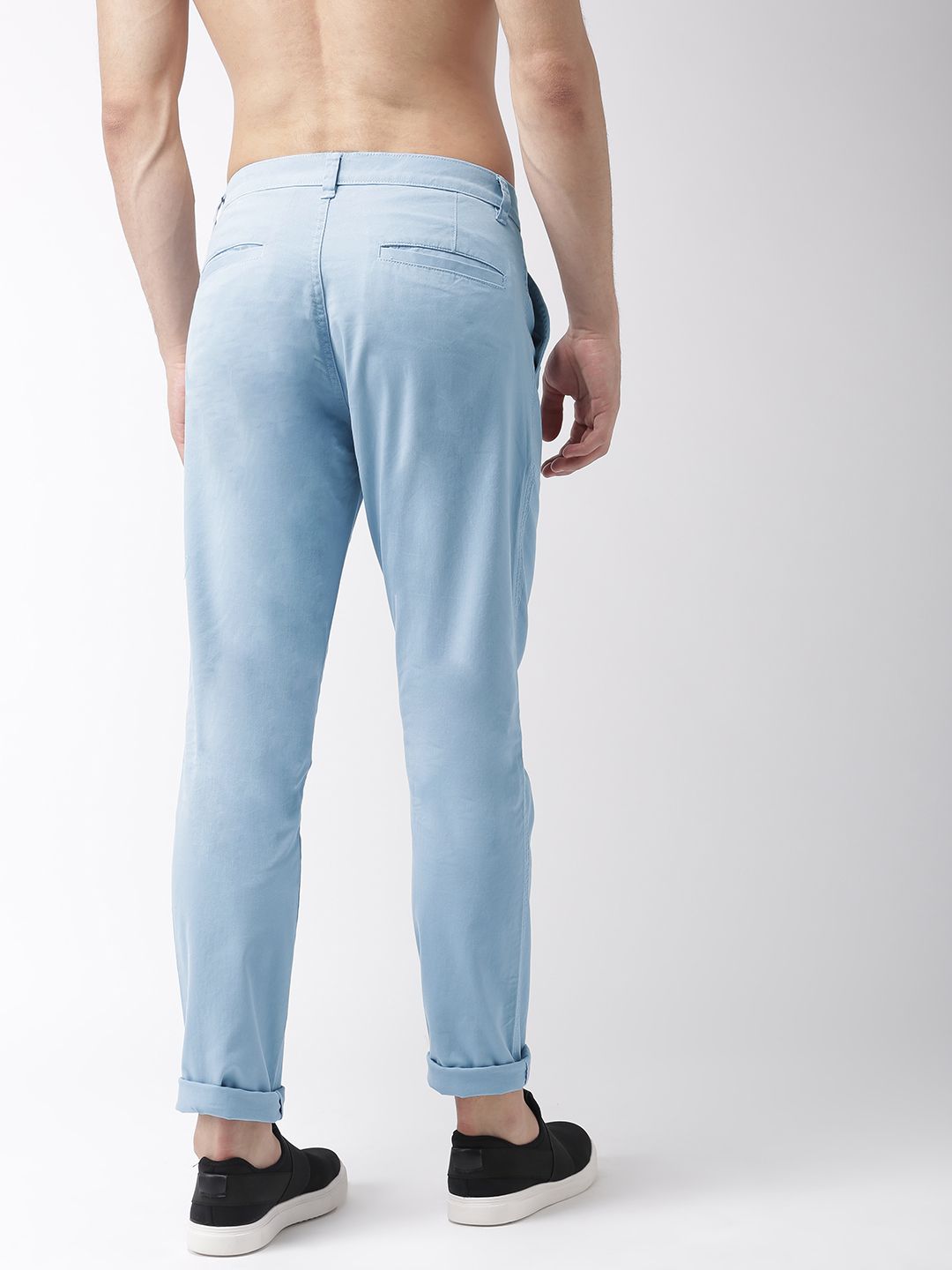 HIGHLANDER Men Blue Slim Fit Chinos