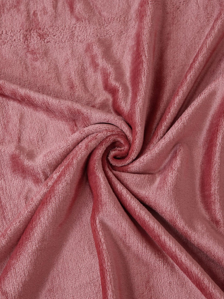 KLOTTHE Rust Wool 300 TC King Fine Bedsheet with 2 Pillow Covers-98 x 87 inches