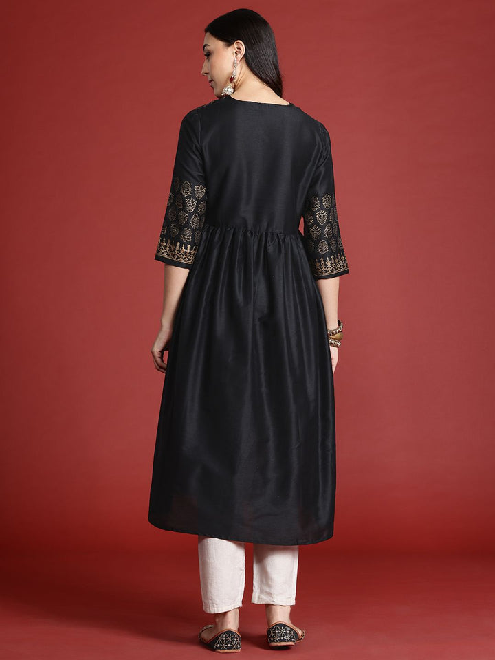 Anouk Ethnic Motifs Print Empire Kurta
