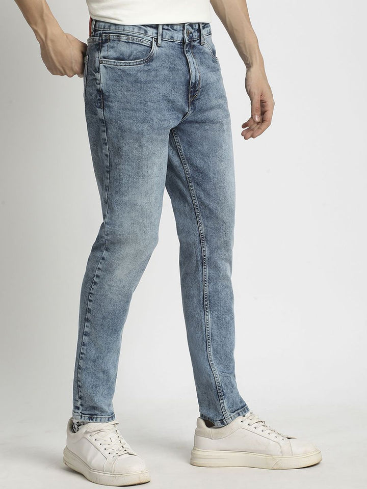 The Bear House Men Mid Rise Slim Fit Jeans