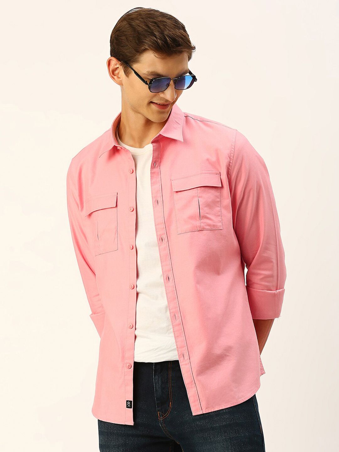 Thomas Scott Classic Slim Fit Twill Weave Pure Cotton Casual Shirt