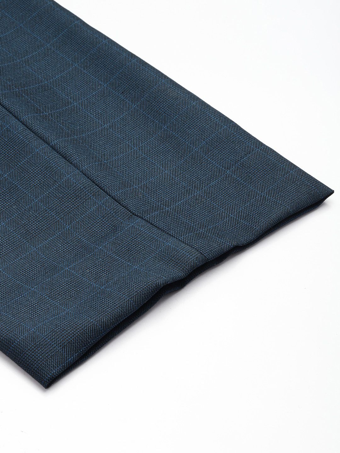 Park Avenue Men Checked Comfort Fit Formal Trousers