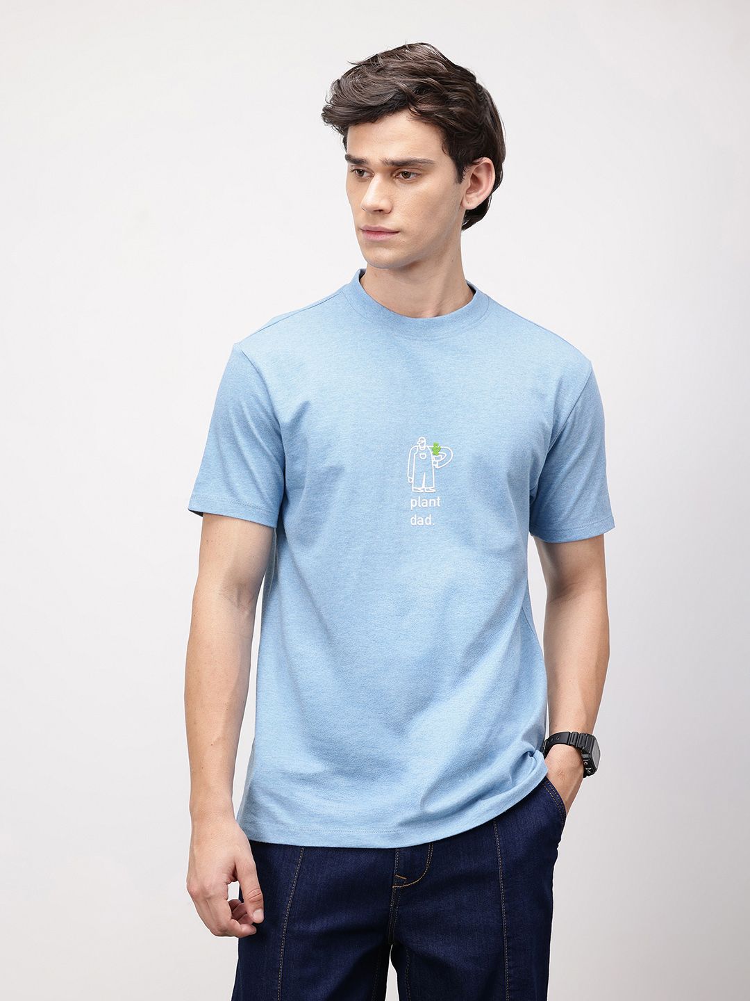 t-shirt keselesaan penanam kapas tulen yang dicetak