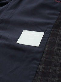 Park Avenue Super Slim Fit Checked Single Breasted Formal Blazer