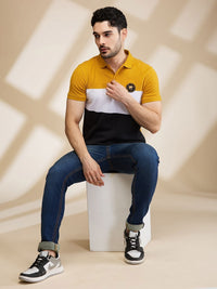 Being Human Men Polo Collar Applique T-shirt