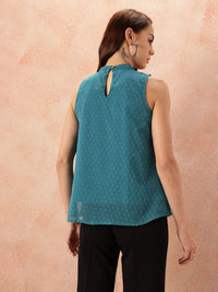 all about you Dobby Textured Sleeveless Top