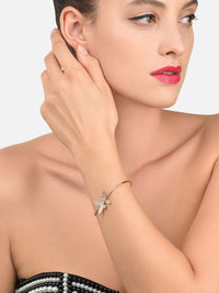 Set Sadur Emas Zaveri Pearls Rose 2 Gelang Gaya