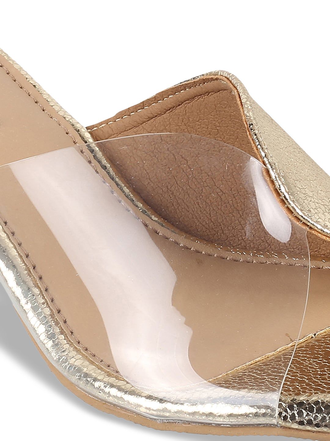 Mochi Textured Open Toe Block Heels