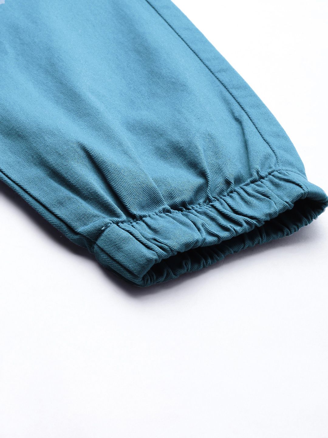 The Indian Garage Co Men Blue Slim Fit Cargos Trousers