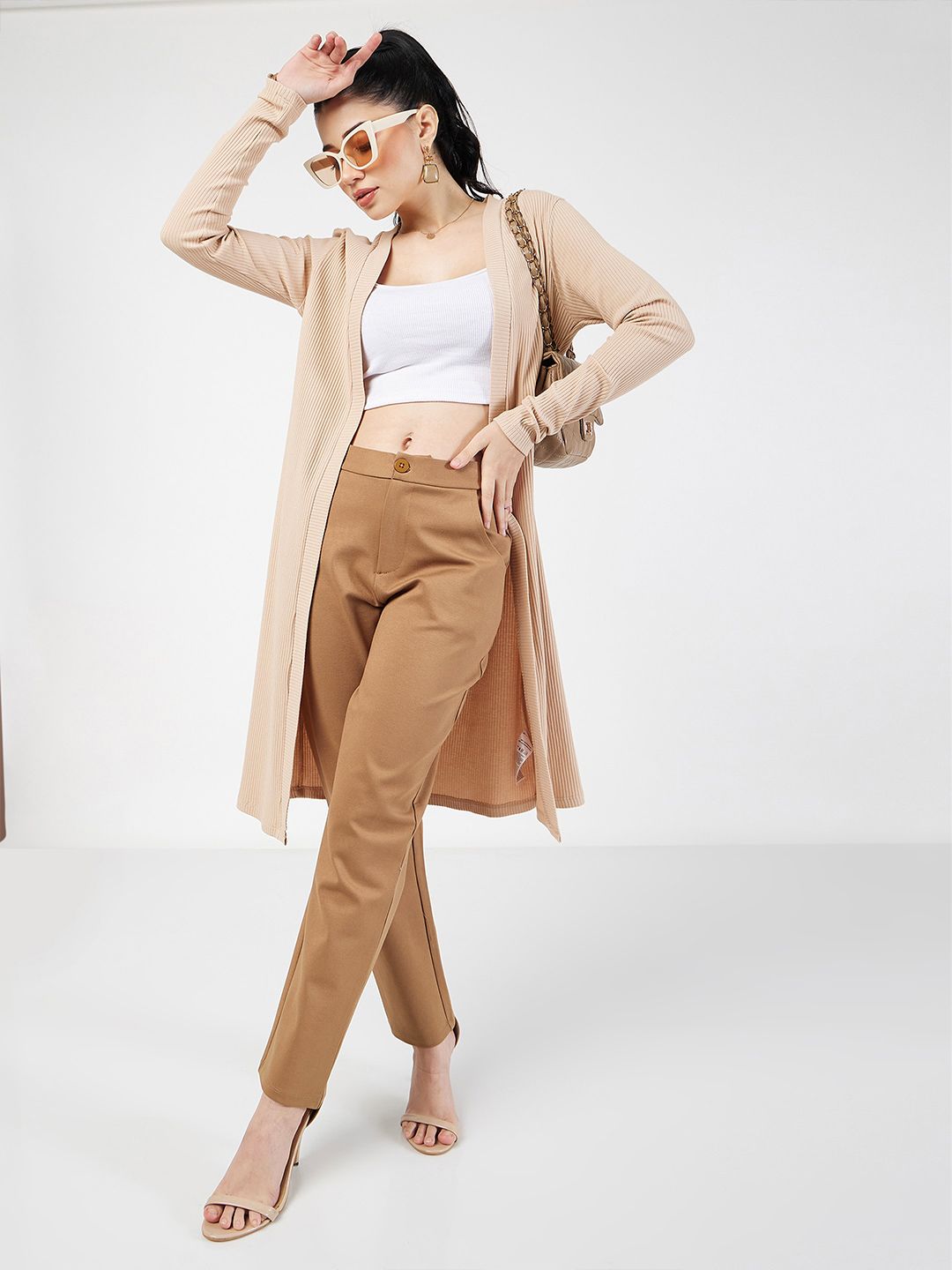 SASSAFRAS Open Front Longline Shrug