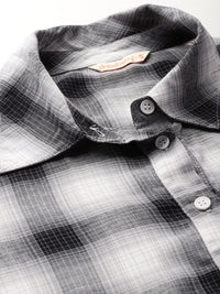 DressBerry Checked Casual Shirt with Tie