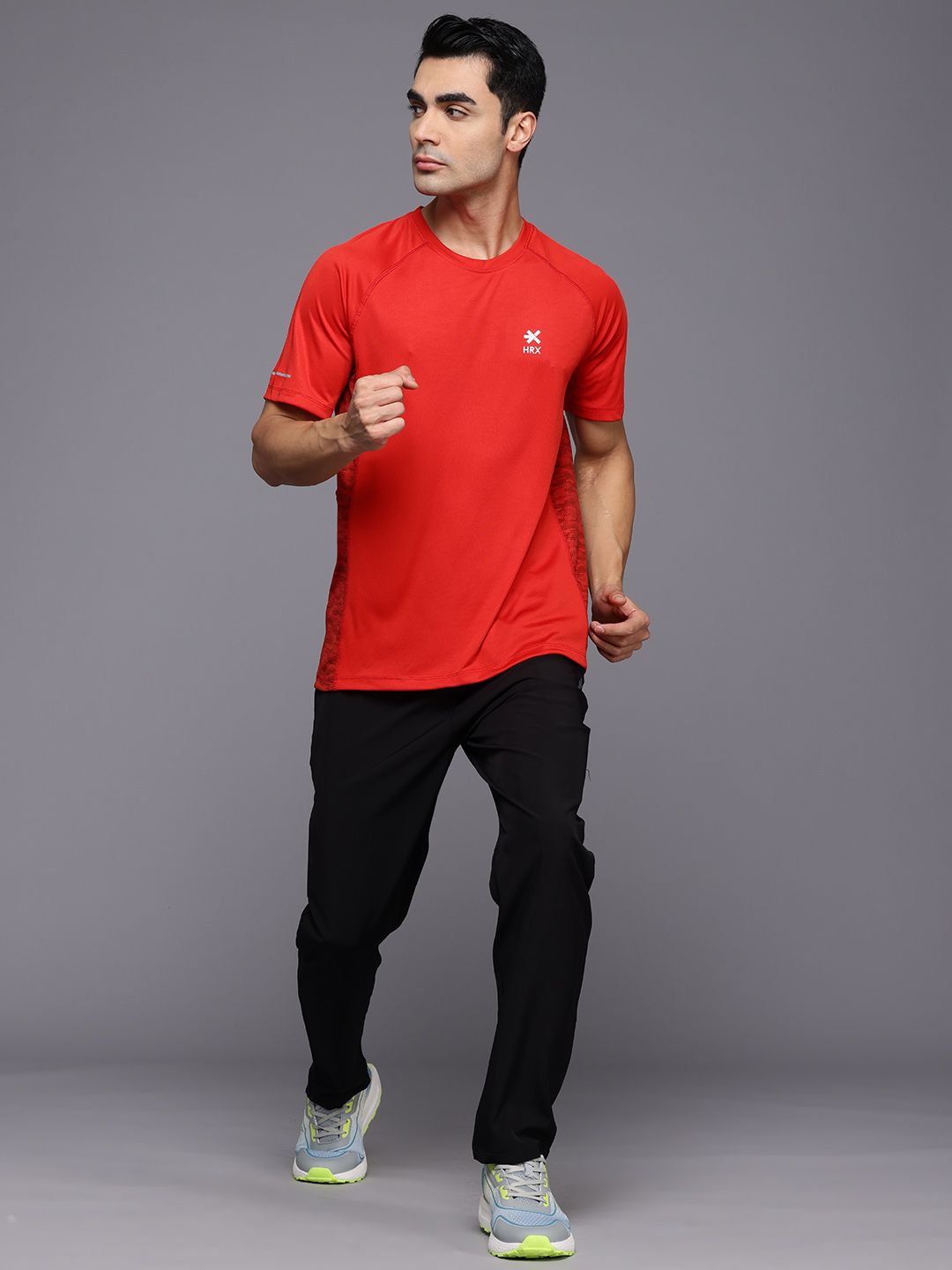 HRX oleh Hrithik Roshan Men Rapid-Dry Running Track Seluar