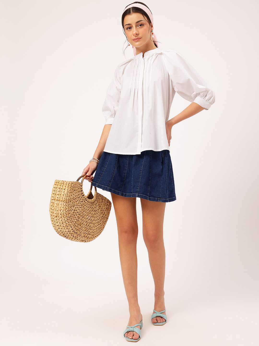 DressBerry Fairycore Finds Pleated Shirt Style Top