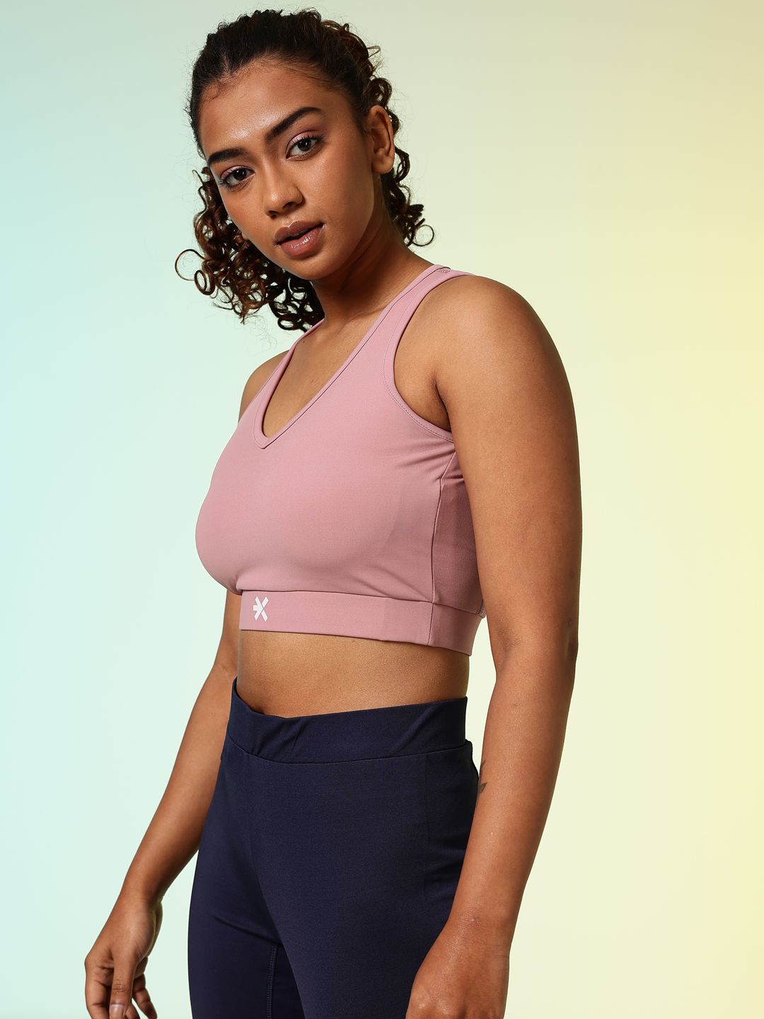 HRX by Hrithik Roshan Lightly Padded Rapid-Dry Training Bra HR_SS25_W_BA_KT061_03_C