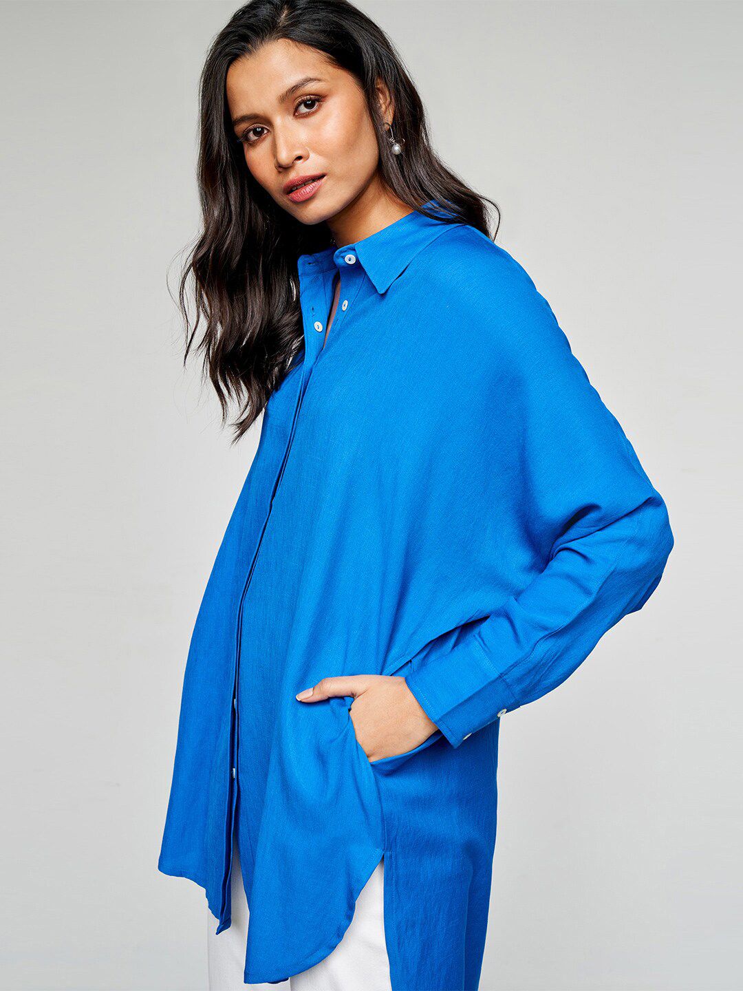 AND Shirt Collar Shirt Style Top