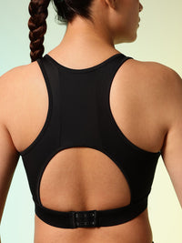 HRX by Hrithik Roshan Active Goddess Rapid-Dry Padded Training Bra HR_SS25_W_BA_KT126_03_B