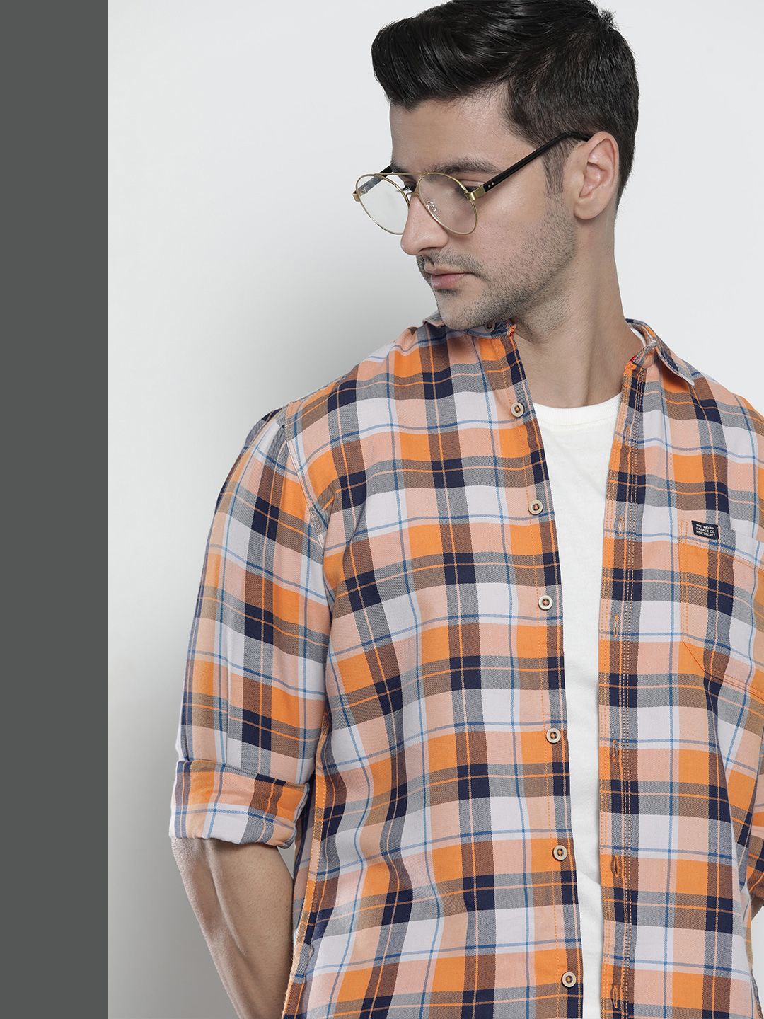 The Indian Garage Co Checked Casual Shirt