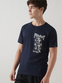Bewakoof Men Graphic Printed Round Neck Pure Cotton T-shirt