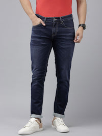 SPYKAR Men Slim Fit Low-Rise Light Fade Stretchable Jeans