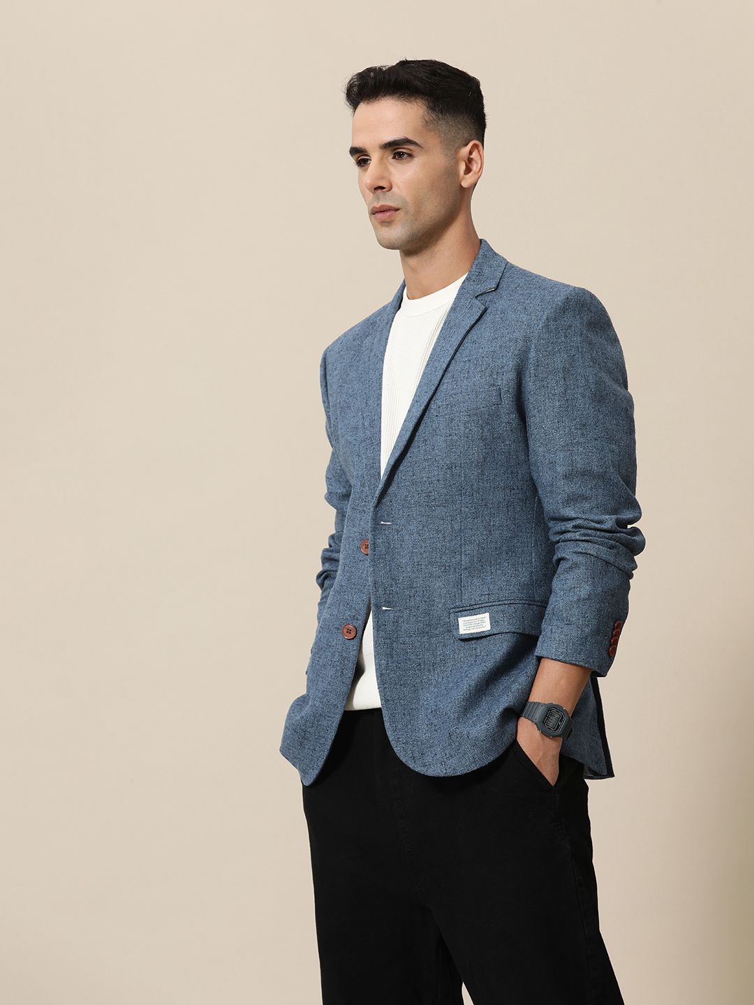 Mr Bowerbird Men Tweed Tailored Fit Blazers