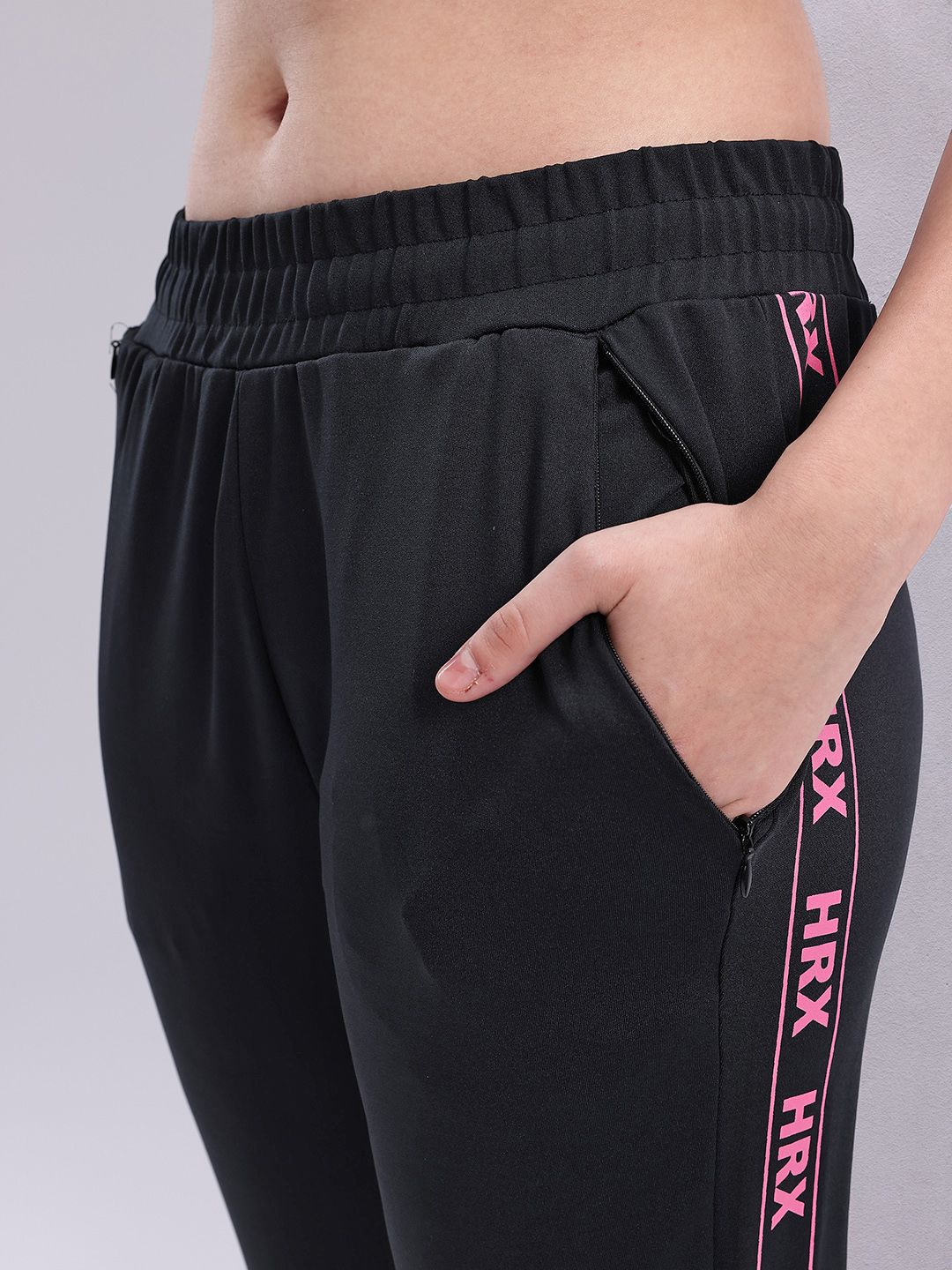 HRX by Hrithik Roshan Women Brand Logo Detail Training Joggers