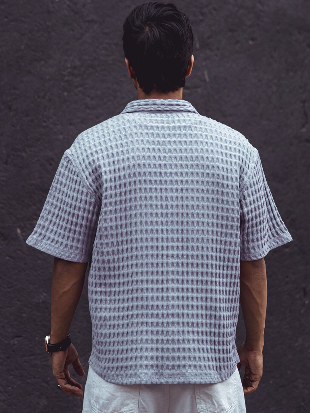 Powerlook India Slim Oversized Checked Pure Cotton Casual Shirt
