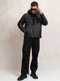 Highlander Men Selap Jaket Puffer dengan Hood
