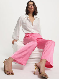 RAREISM Women High-Rise Parallel Trousers