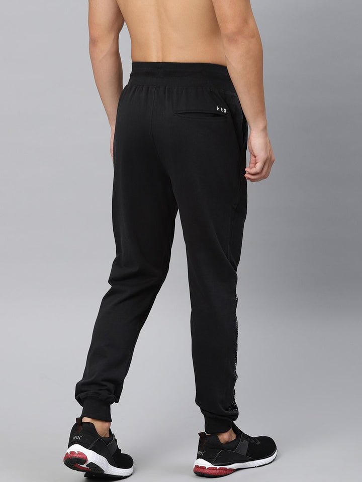 HRX by Hrithik Roshan Men Black Slim Fit Athleisure Solid Joggers