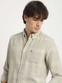 THE BEAR HOUSE Men Checked Slim Fit Casual Shirt