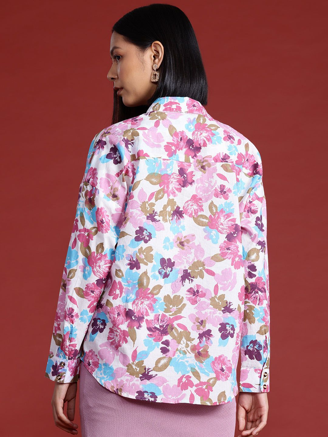 all about you Women Floral Opaque Printed Casual Shirt