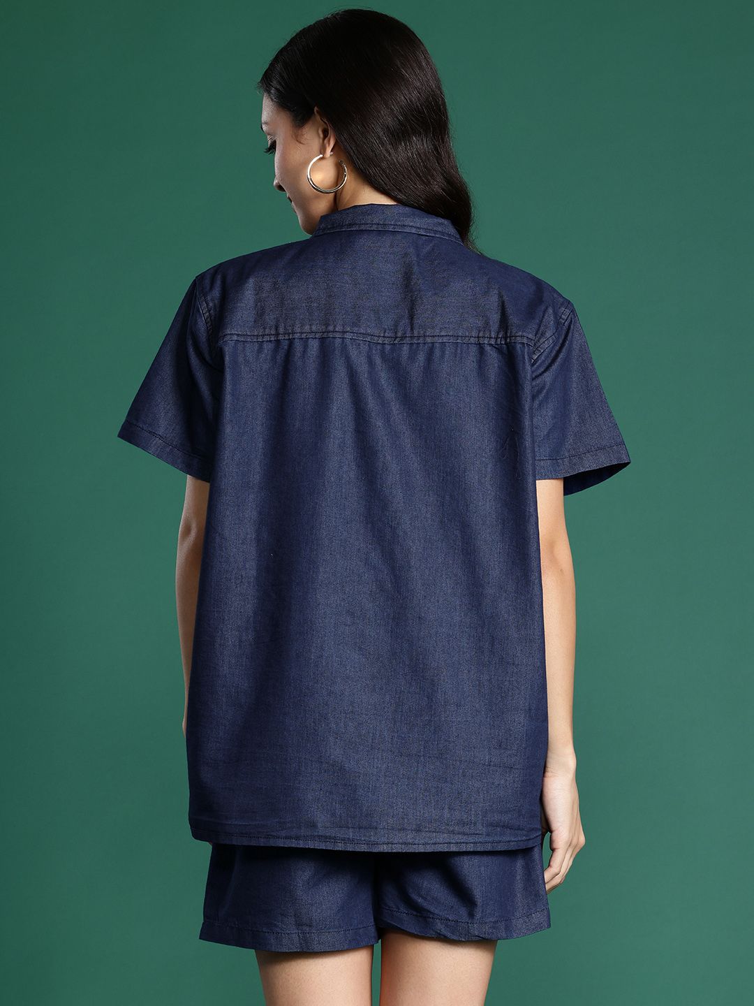 DressBerry Pocket Detail Chambray Co-Ords