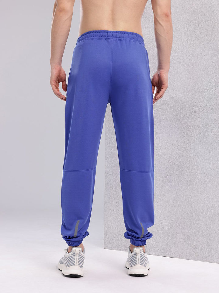 HRX by Hrithik Roshan Men Brand Logo Printed Mid-Rise Rapid-Dry Running Joggers