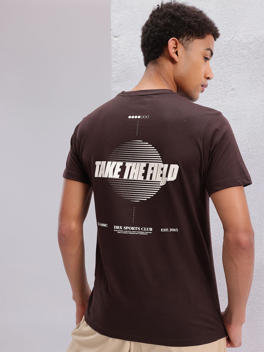 HRX by Hrithik Roshan Typography Print Round-Neck Lifestyle T-shirt