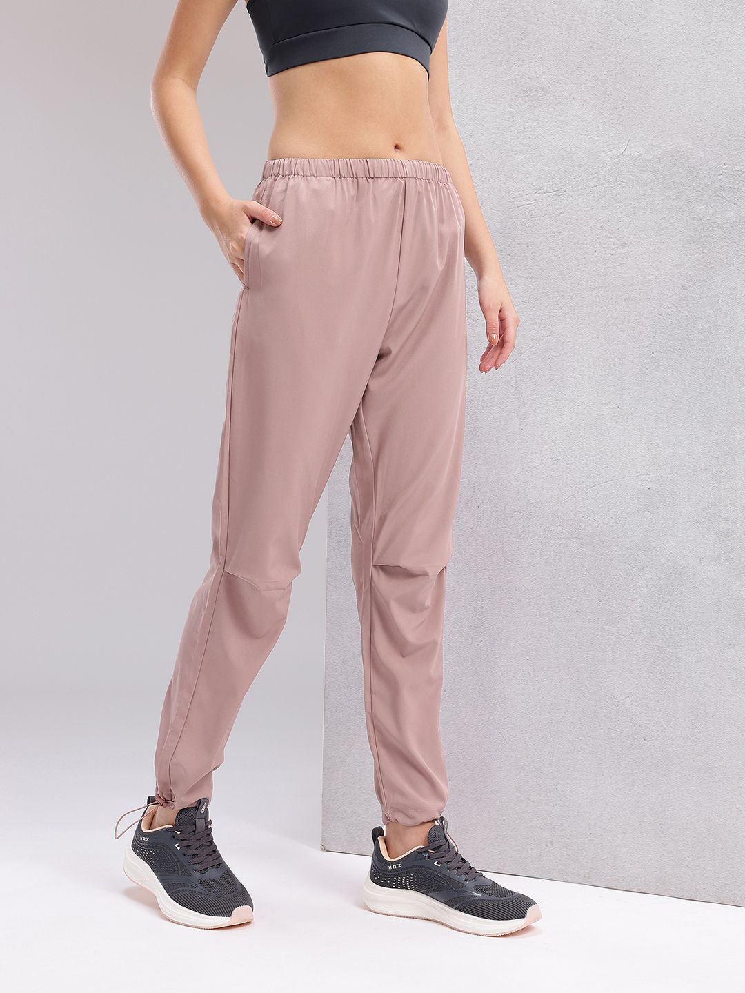 HRX by Hrithik Roshan Women Pleated Detail Lifestyle Track Pants