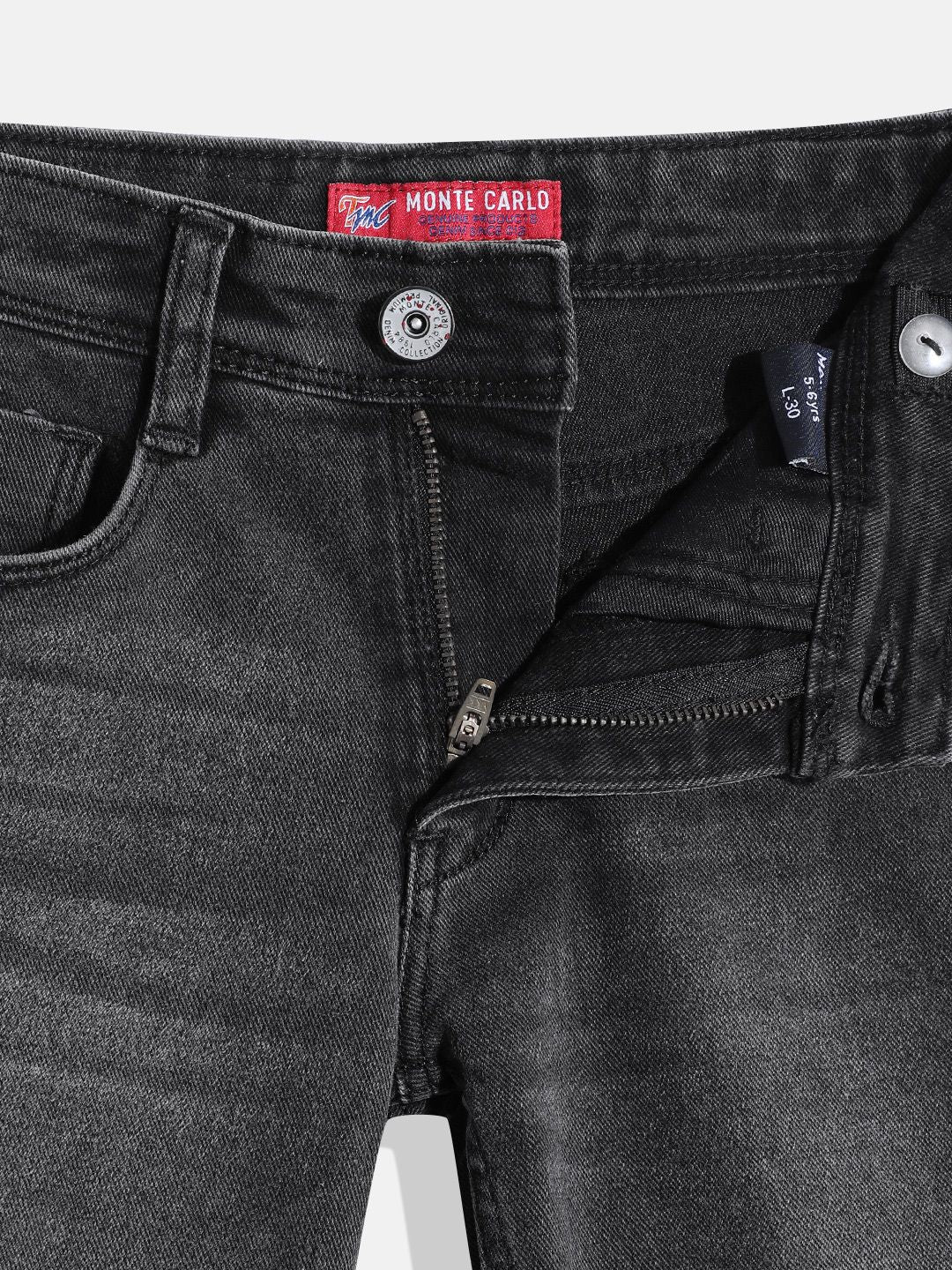 Monte Carlo Boys Straight Fit Stretchable Jeans
