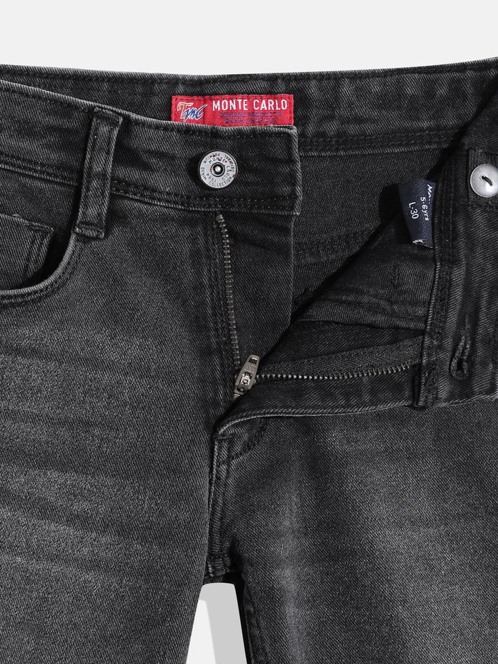 Monte Carlo Boys Straight Fit Stretchable Jeans