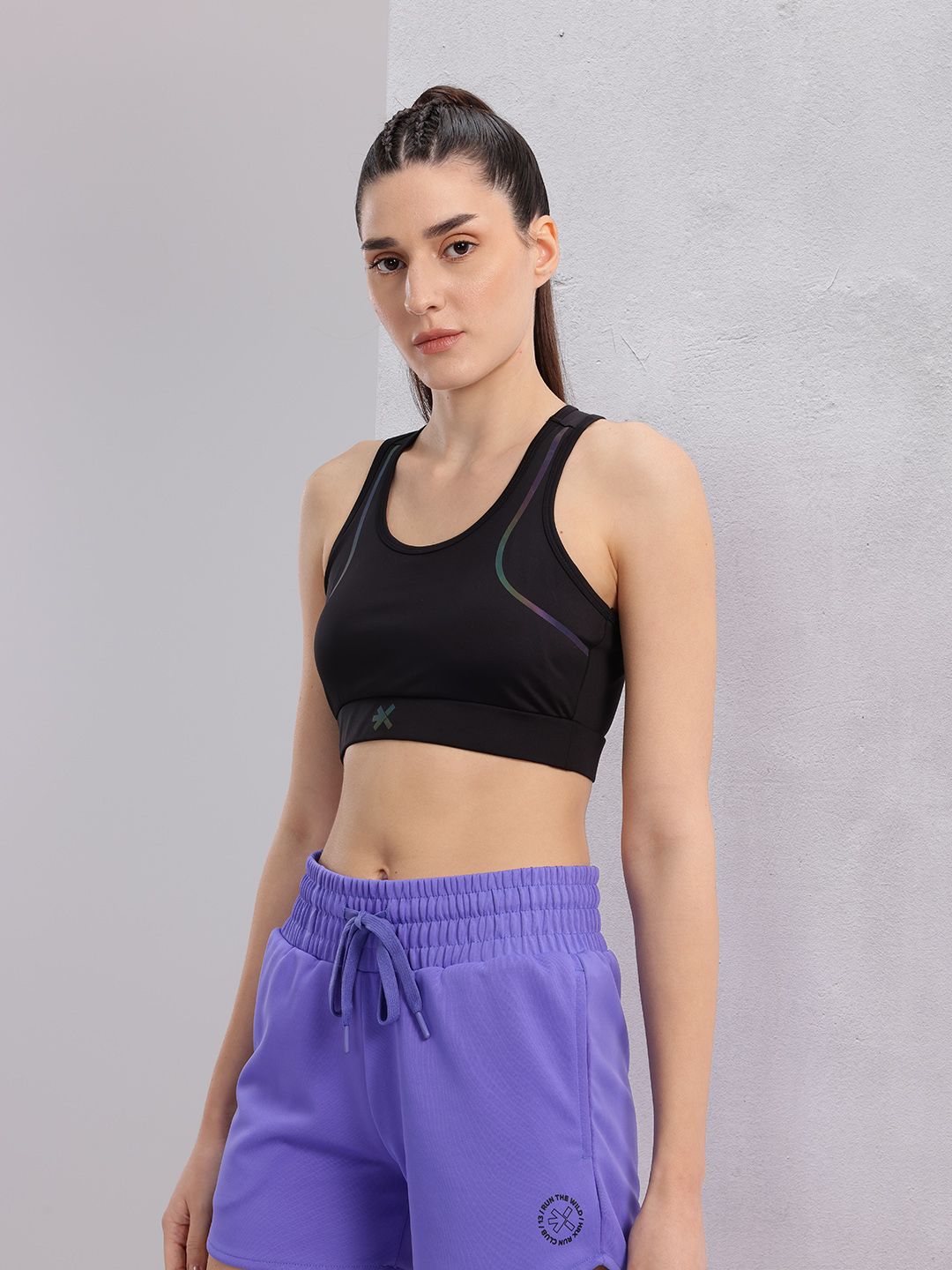 HRX by Hrithik Roshan Racerback Full Coverage Lightly Padded Training Bra KT470_03_A