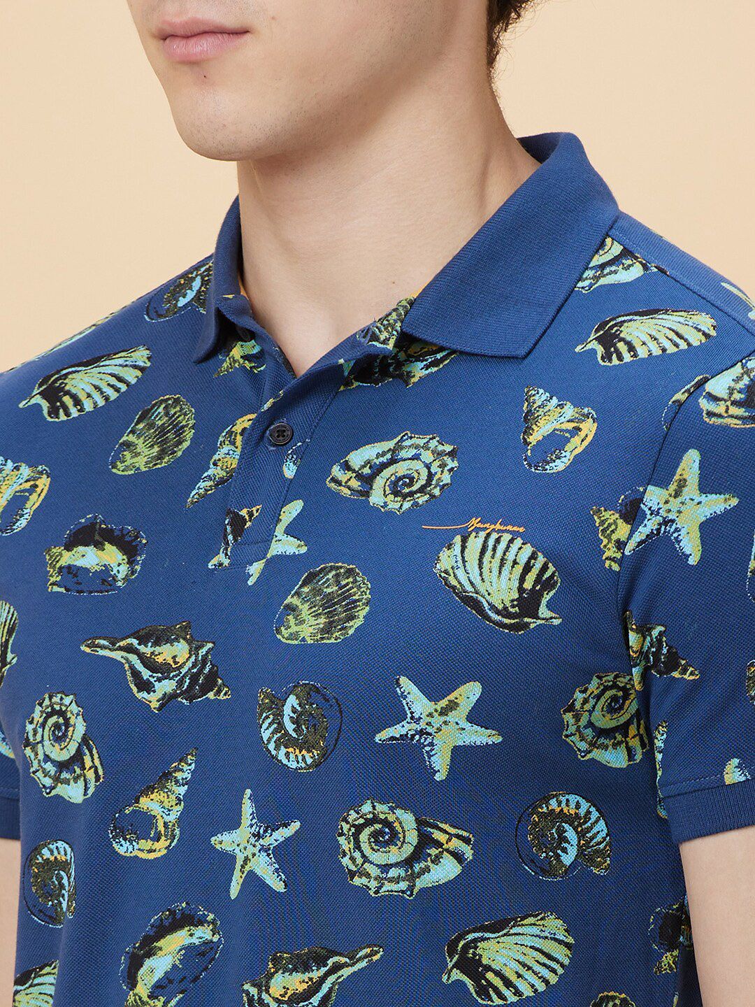 Being Human Conversational Printed Polo Collar T-shirt
