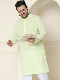 SOJANYA PLUS Embroidered Cotton Kurta