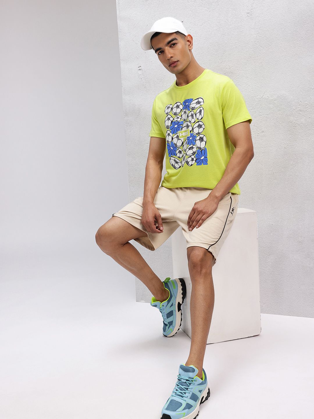 HRX by Hrithik Roshan Lifestyle Floral Printed T-shirt