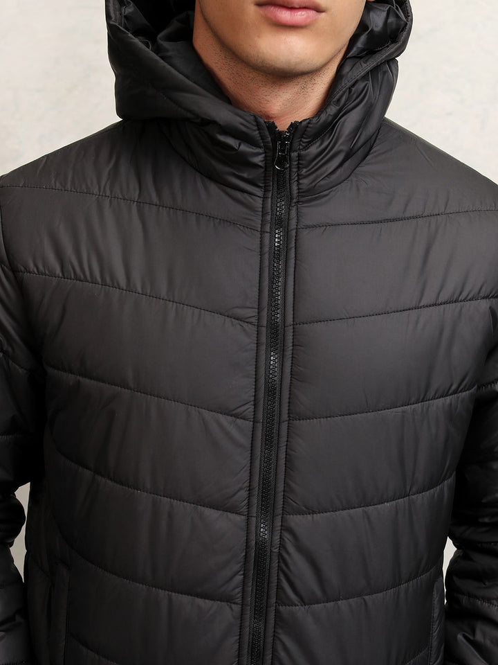 Highlander Men Selap Jaket Puffer dengan Hood