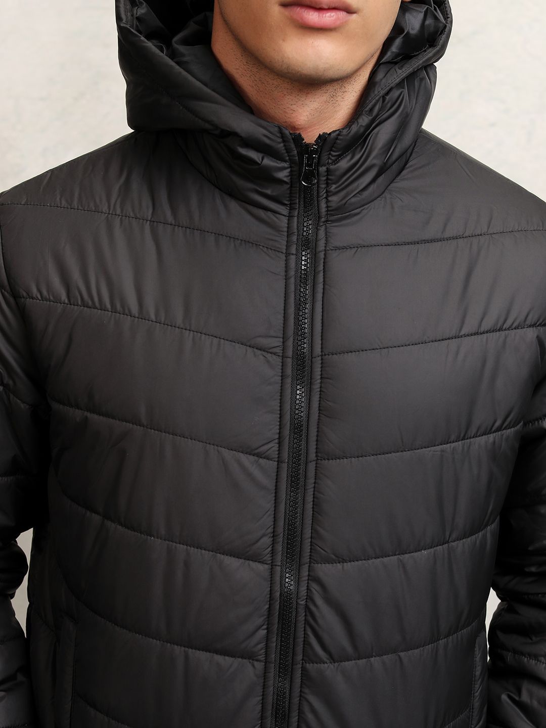 Highlander Men Selap Jaket Puffer dengan Hood