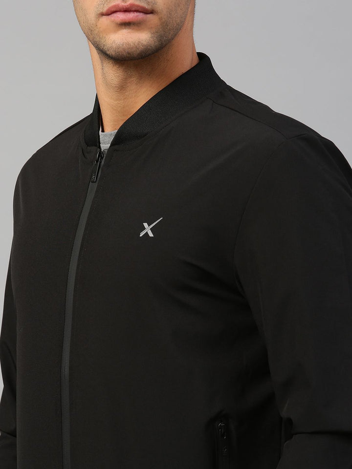 HRX by Hrithik Roshan Men Black Solid Bomber