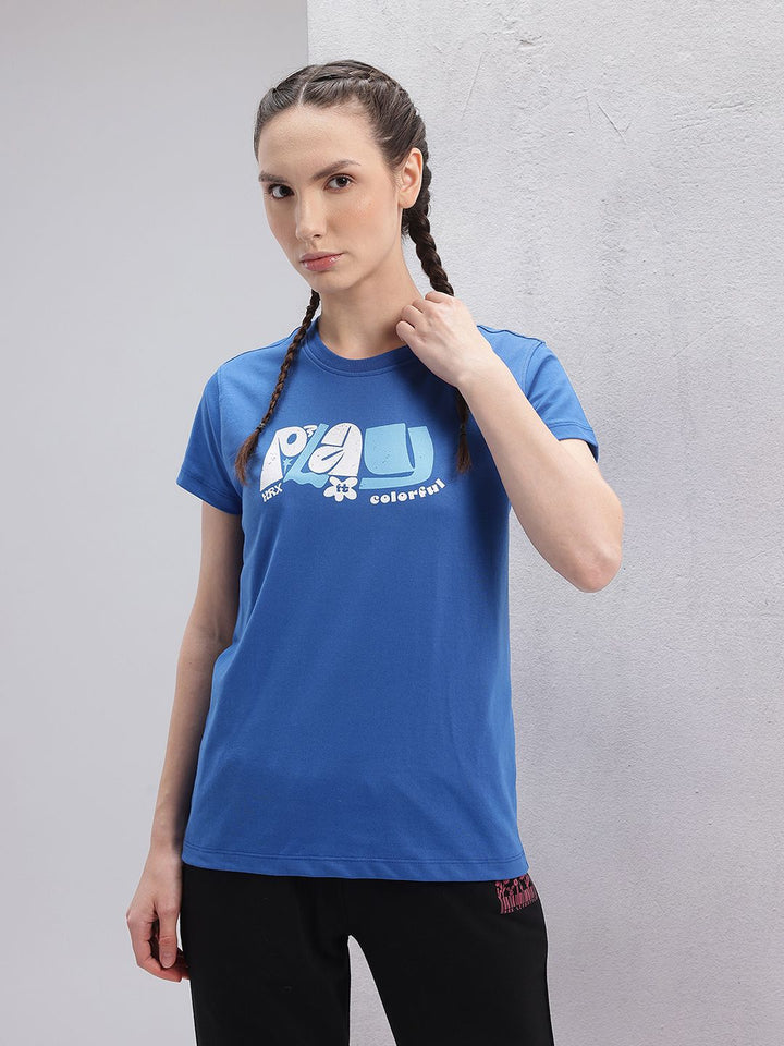HRX by Hrithik Roshan Women Typography Printed T-shirt