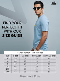 Tshirts Biru Lelaki ADRO