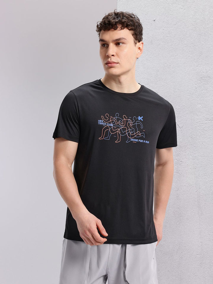 HRX by Hrithik Roshan Printed Rapid-Dry Running T-shirt